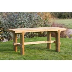 Zest 4 Leisure Rebecca Wooden Table & 2 Bench Set 7 Zest 4 Leisure Rebecca Wooden Table & 2 Bench Set -Outlet The Gardeny Store 30165813 2