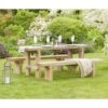 Zest 4 Leisure Rebecca Wooden Table & 2 Bench Set -Outlet The Gardeny Store 30165813 8bb41393 42b5 438b bddc 2ab1aeb42ddd