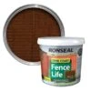 Ronseal 5 Litre Medium Oak Fence Life Paint -Outlet The Gardeny Store 5010214876228