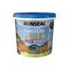 Ronseal 5 Litre Slate Grey Fence Life Plus Paint -Outlet The Gardeny Store 5010214876297 ca406419 bfad 4d30 b346 5e8518d23268