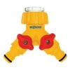 Hozelock Dual Tap Connector -Outlet The Gardeny Store 5010646057042 195fc67f 5de7 46d7 b035 3bef6fb4e9f3