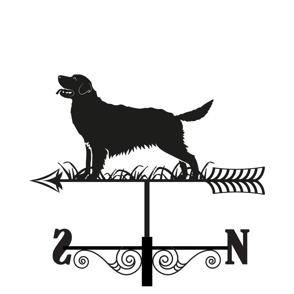 Primus Metal Golden Retriever Silhouette Weathervane 3 Primus Metal Golden Retriever Silhouette Weathervane