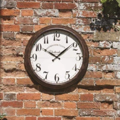 Outside In 23" Cheltenham Wall Clock -Outlet The Gardeny Store 5050642006286 2