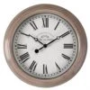 Outside In 12" Grey Biarritz Clock -Outlet The Gardeny Store 5050642016926