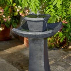 Smart Solar 72cm Pagoda Water Solar Feature -Outlet The Gardeny Store 5050642019873 4