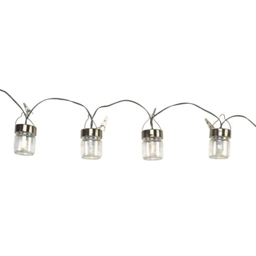 Smart Solar 10 Firefly LED Opal Jar String Lights -Outlet The Gardeny Store 5050642067638 97f21649 f073 493f 8ce2 f8d01299135b