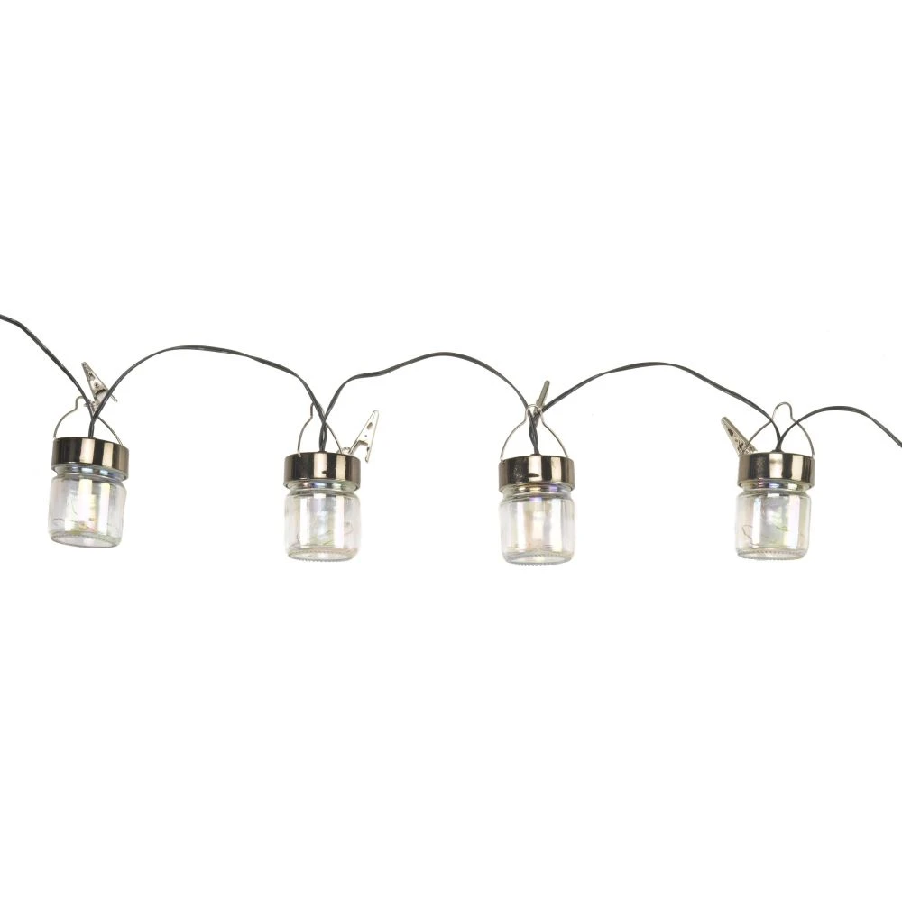 Smart Solar 10 Firefly LED Opal Jar String Lights 3 Smart Solar 10 Firefly LED Opal Jar String Lights