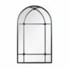 La Hacienda 100cm Black Arched Arundel Indoor/Outdoor Mirror -Outlet The Gardeny Store 5055025559083 2b5636a9 fb88 4ac7 ac59 50c208fce402