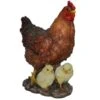 Vivid Arts 35cm Standing Hen With Chicks - XRL-HFAM-B -Outlet The Gardeny Store 5055195016751
