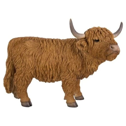 Vivid Arts 40cm Large Highland Cattle - XRLA-HLCA-B -Outlet The Gardeny Store 5055195030580