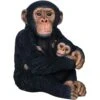 Vivid Arts 36cm Mother And Baby Chimp - XRL-CHM8-B -Outlet The Gardeny Store 5055195035974