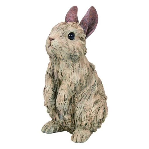 Vivid Arts 20.5cm Young Rabbit Wood Effect - WL-RB20-D -Outlet The Gardeny Store 5055195036155