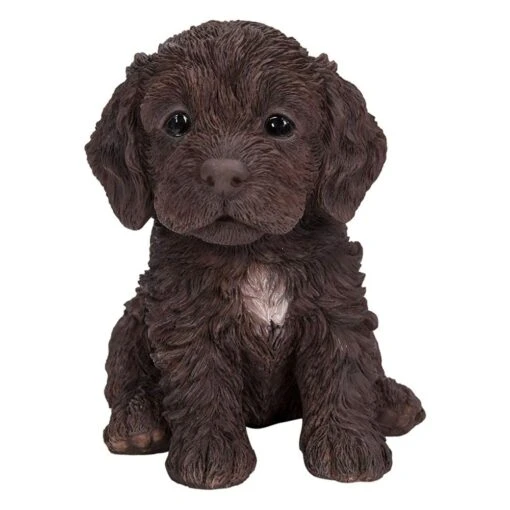 Vivid Arts 16cm Chocolate Cockapoo Puppy - PP-CKP7-F -Outlet The Gardeny Store 5055195037459