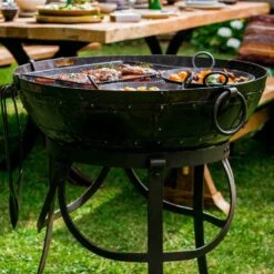 Kadai 60cm Recycled Firebowl With High & Low Stands -Outlet The Gardeny Store 5060345972924 3