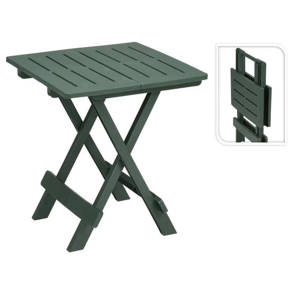 KOOPMAN Progarden 56cm Green Adige Folding Camping Table 3 KOOPMAN Progarden 56cm Green Adige Folding Camping Table