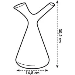 Elho 1.7 Litre Warm Grey Plunge Watering Can -Outlet The Gardeny Store 8711904302726 3