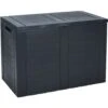 Koopman 75cm Anthracite Cushion Storage Box -Outlet The Gardeny Store 8720573205559